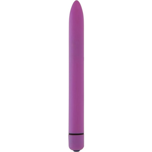 Фиолетовый тонкий вибратор GC Slim Vibe - 16,5 см - GC   