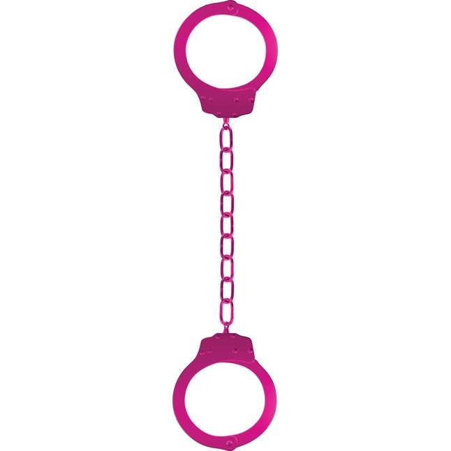 Розовые металлические кандалы Metal Ankle Cuffs - Shots Toys