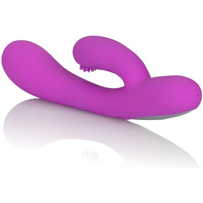 Фиолетовый перезаряжаемый вибромассажер Embrace Massaging G-Tickler - Embrace. Фотография 3.