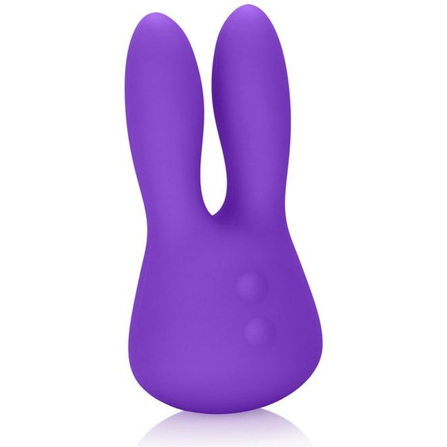 Фиолетовый виброзайчик Mini Marvels Silicone Marvelous Bunny - Mini Marvels