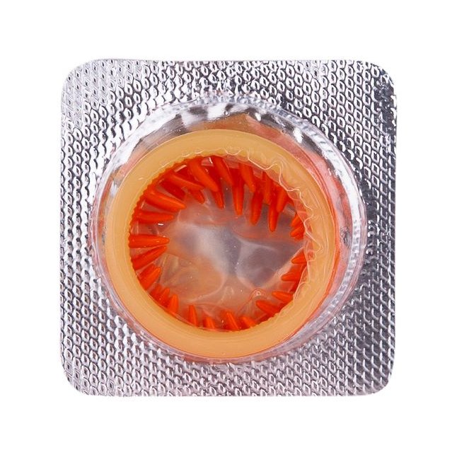Стимулирующая насадка со спиралью из усиков Platino Шторм - Sitabella condoms. Фотография 4.