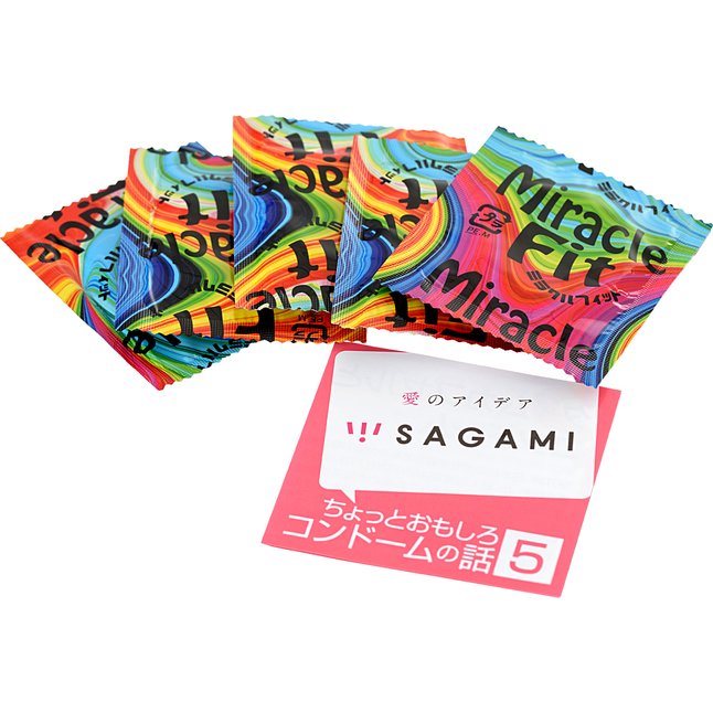 Презервативы Sagami Miracle Fit - 5 шт. Фотография 4.