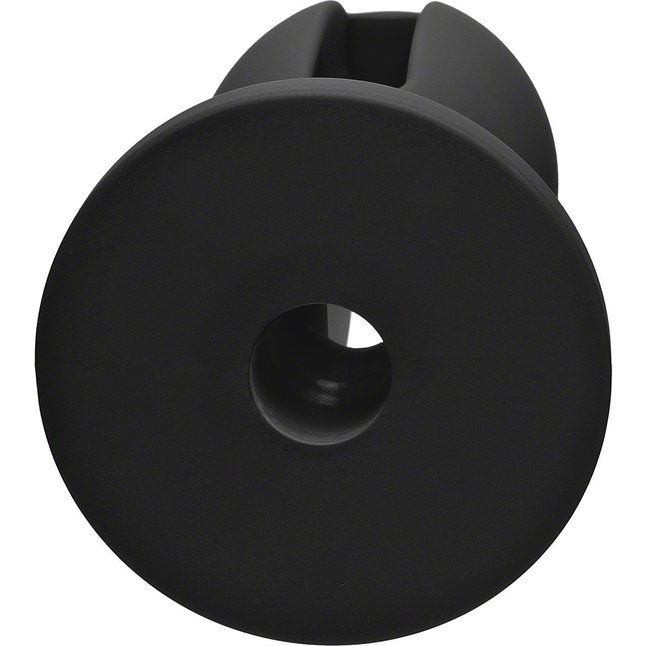 Чёрная анальная пробка Kink Wet Works Lube Luge Premium Silicone Plug 5 - 12,7 см - Kink. Фотография 2.