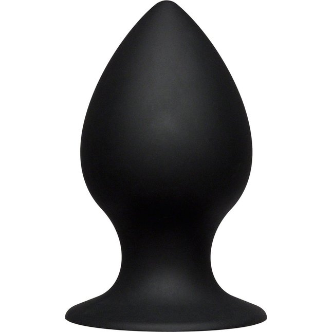 Чёрная анальная пробка Kink Ace Silicone Plug 4.5 - 11,43 см - Kink