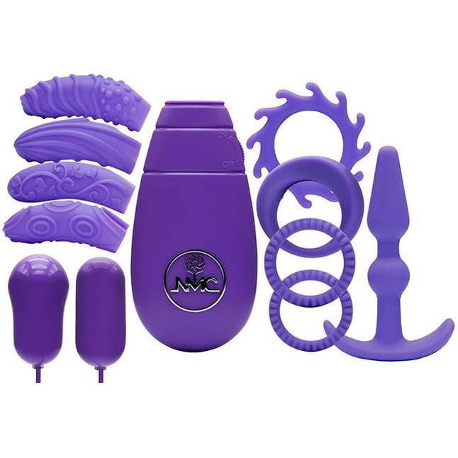Фиолетовый вибронабор FLIRTY KIT SET - Flirty Kit Set