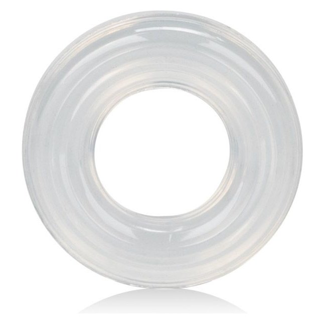 Прозрачное эрекционное кольцо Premium Silicone Ring Large - Rings!. Фотография 2.