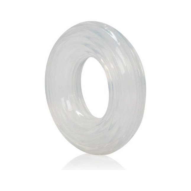 Прозрачное эрекционное кольцо Premium Silicone Ring Large - Rings!