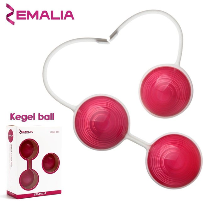 Красные вагинальные шарики Z Beads-Ruby в силиконовых корпусах - Zemalia. Фотография 2.