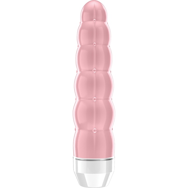 Розовый фигурный вибратор Lauryn - 15 см - Loveline