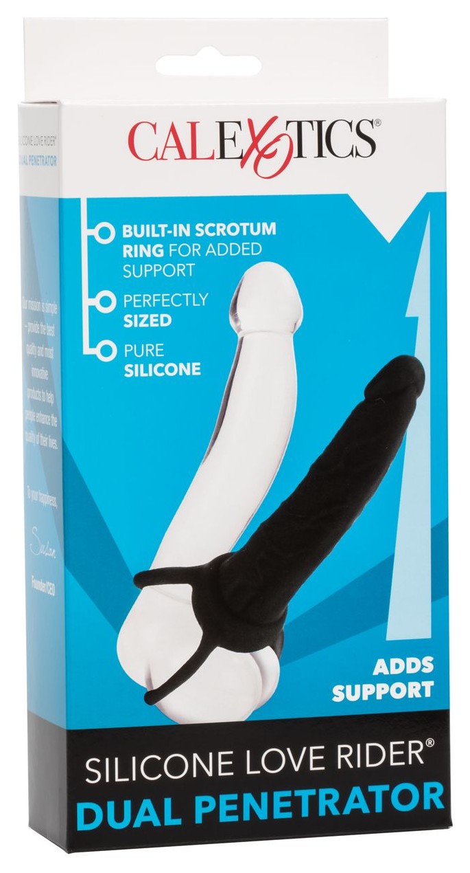 Купить насадка на пенис Silicone Love Rider Dual Penetrator для двойного  проникновения 14 см - 7x7.ru. Цена - 2385 руб. | SE-1515-20-3.