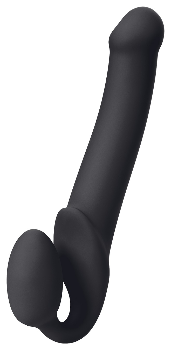 Купить черный безремневой страпон Silicone Bendable Strap-On L - 7x7.ru. Цена - 7610 руб. | 6012857.