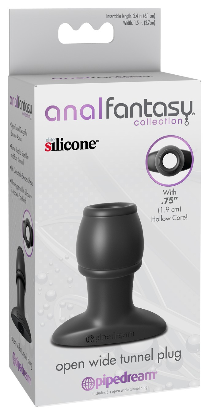 Купить открытая анальная пробка Anal Fantasy Collection Open Wide Tunnel  Plug 7,2 см - 7x7.ru. Цена - 1945 руб. | PD4682-23.