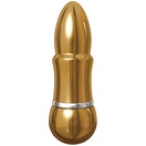  Картинка Золотистый алюминиевый вибратор GOLD SMALL - 7, 5 см.