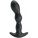  Черный анальный стимулятор простаты с вибрацией Special Anal Massager - 14, 5 см. 