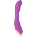  Картинка Фиолетовый силиконовый вибромассажер - 22, 2 см.