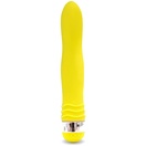  Желтый эргономичный вибратор Sexy Friend - 17,5 см. 