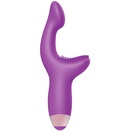  Картинка Фиолетовый G-вибромассажер с покрытым шипами выступом
