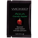  Лубрикант с ароматом сахарного яблока Wicked Aqua Candy Apple - 3 мл. 