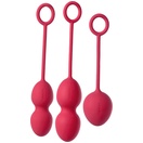 Набор розовых вагинальных шариков Nova Ball со смещенным центром тяжести 