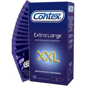  Презервативы CONTEX Extra large 12 шт 