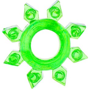  Зеленое эрекционное кольцо-звезда 