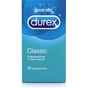 Классические презервативы Durex Classic 12 шт 