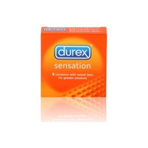  Презервативы с точечной структурой DUREX Sensation 3 шт 