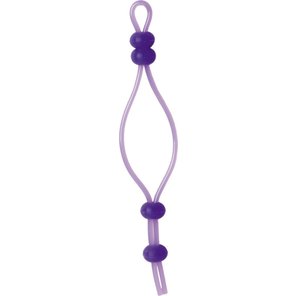  Фиолетовое лассо с 4 утяжками 