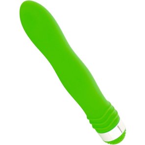  Зеленый водонепроницаемый вибратор 18 см 