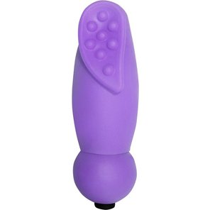  Фиолетовый минивибратор с насадкой 