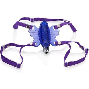  Фиолетовая вибробабочка Wireless Venus Butterfly Wearable Stimulator 