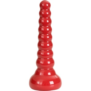  Ребристая анальная втулка Red Boy Anal Wand Butt Plug 21,3 см 