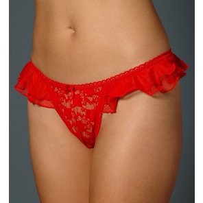  Набор из 2 трусиков с оборочкой 