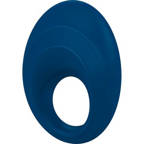  Синее эрекционное кольцо B5 с вибрацией 