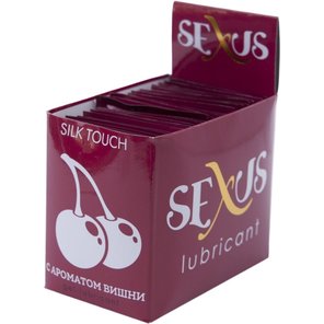  Набор из 50 пробников увлажняющей гель-смазки с ароматом вишни Silk Touch Cherry по 6 мл. каждый 