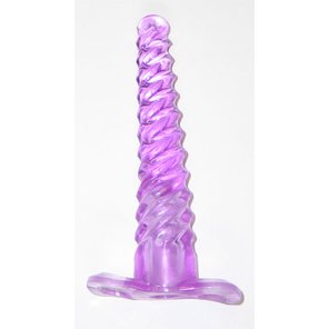  Фиолетовая анальная втулка-спираль 