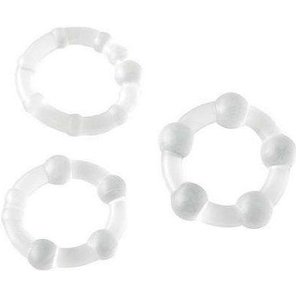  Набор из 3 прозрачных эрекционных колец различного диаметра 