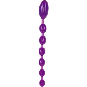  Фиолетовый анальный стимулятор Овалы 