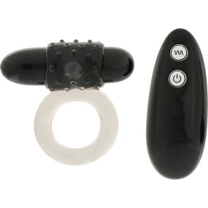  Эрекционное кольцо со стимулятором клитора и вибратором 