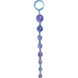  Фиолетовая анальная цепочка 30 см 