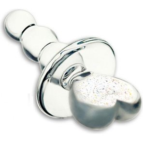  Маленькая стеклянная анальная втулка 5,2 см 