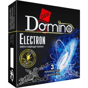  Ароматизированные презервативы Domino Electron 3 шт 