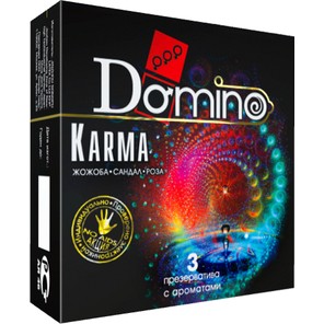  Ароматизированные презервативы Domino Karma 3 шт 