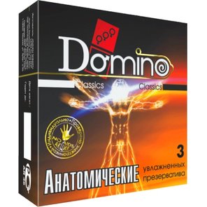 Презервативы анатомической формы Domino Анатомические 3 шт 