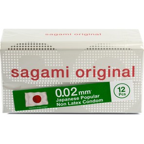  Ультратонкие презервативы Sagami Original 0.02 12 шт 