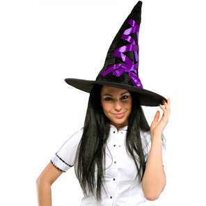  Шляпа ведьмы фиолетовая 