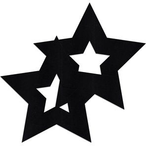  Украшение на соски Nipple Stickers в форме звездочек 