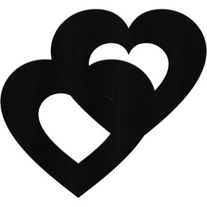  Украшение на соски Nipple Stickers в форме сердец 