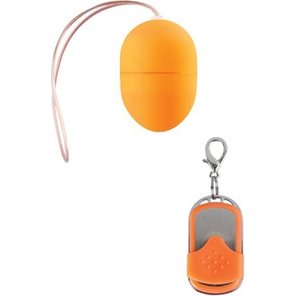  Оранжевое виброяйцо 10 Speed Remote Vibrating Egg Small 