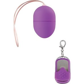  Гладкое фиолетовое виброяйцо 10 Speed Remote Vibrating Egg Small 